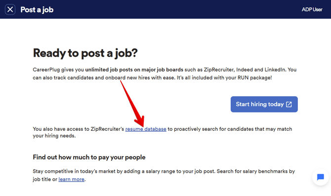 ADP - Ready to Post (Res Database arrow)