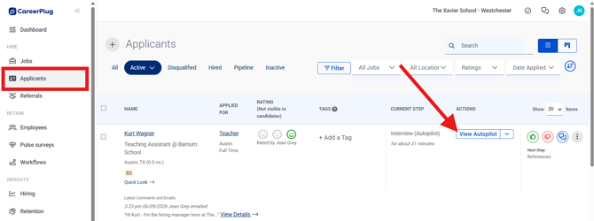 Applicants page (6.9.26) (NavEXP) (View Autopilot) (tab highlight+view arrow)