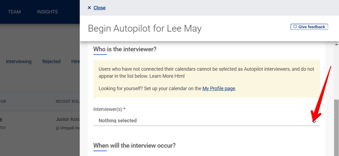 Begin Autopilot Drawer (Mid) (Interviewer arrow)