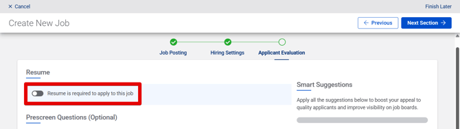 Create New Job - Applicant Evaluation (10.15.25) (No OB) (Resume) (Resume highlight)