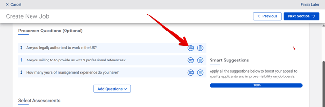 Create New Job - Applicant Evaluation (10.15.25) (Prescreen Questions added) (gear arrow)