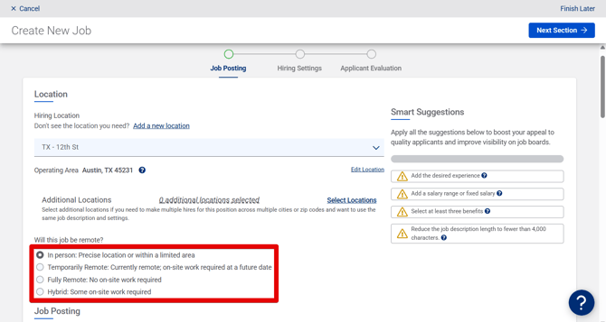 Create New Job - Job Posting (11.3.25) (ADP) (Location selected) (Remote highlight)