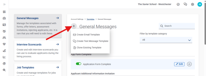 General Messages, Plus Icon (Nav Col) (7.14.26) Plus icon drop down