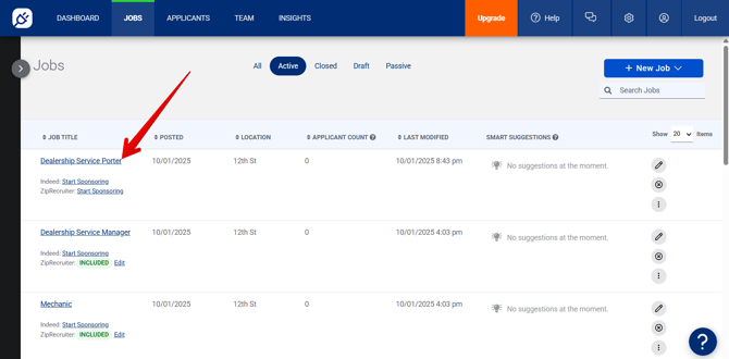 Jobs page (ADP) (10.1.25) (2 incl Sponsorships + addl job) (Non-Sponsored Job title arrow) (12)