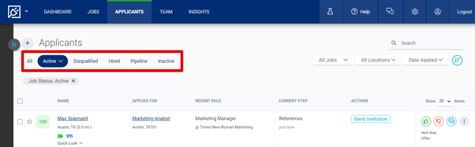 Applicants Page (6.20.24) (App Status tabs highlight).png