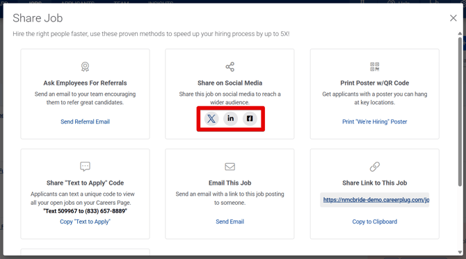 Share Job Modal (12.17.25) (Social Media highlight)