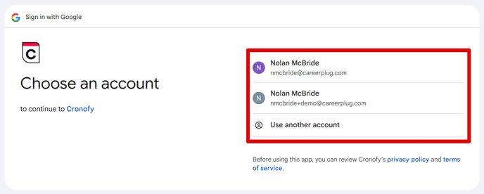 Sign In with Google (Choose Account) (highlight)